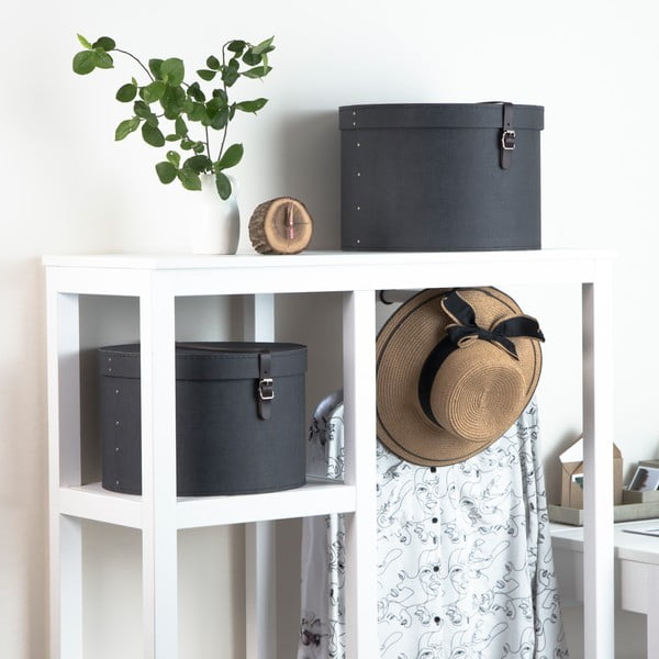 Sada 2 černých krabic Bigso Box of Sweden Rut-image-1