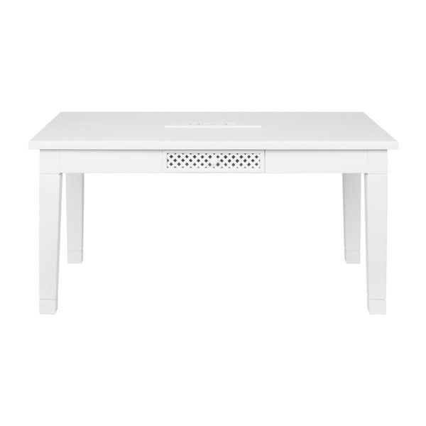Bílý jídelní stůl Durbas Style Serafino, 160 x 90 cm