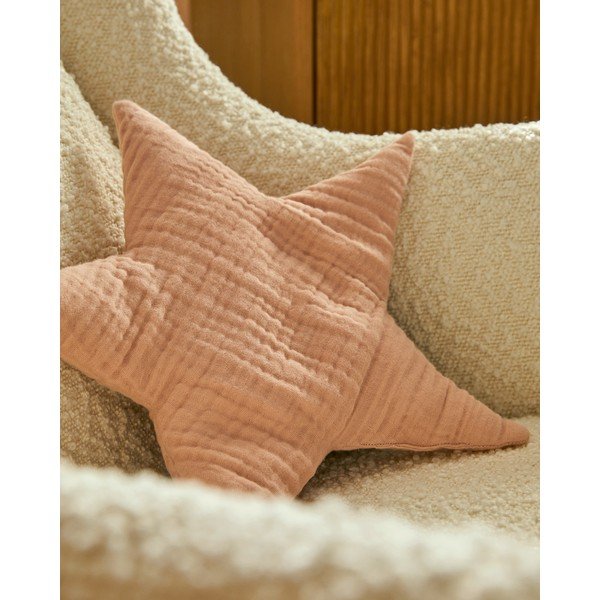 Mušelínový dětský polštářek 30x30 cm Laily – Kave Home-image-1
