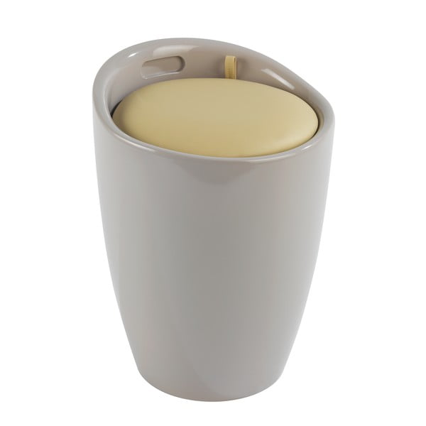 Taupe plastový koš na prádlo 20 l Candy – Wenko-image-1