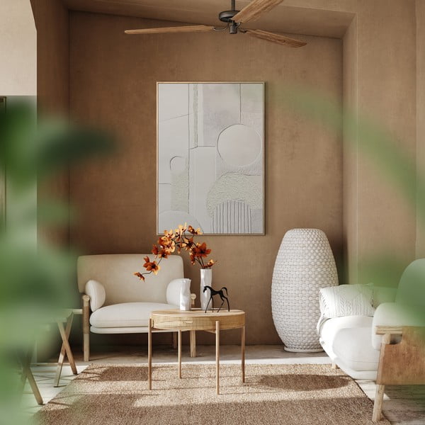 Obraz s ručně malovanými prvky s rámem/na plátně 70x100 cm Lan 3D Illusion – Styler-image-1