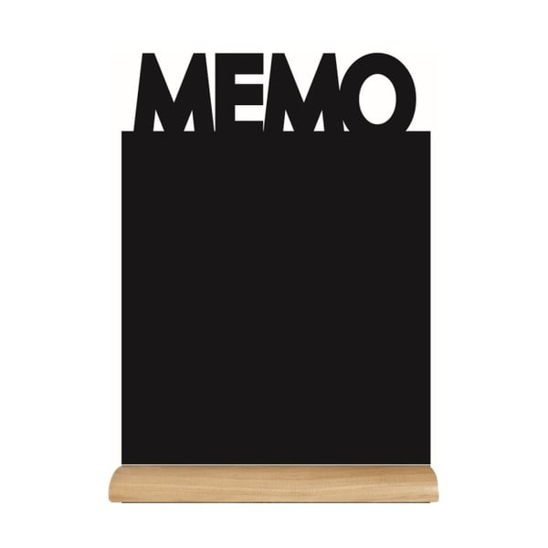 Set popisovací tabule na stojánku a křídového popisovače Securit® Silhouette Memo