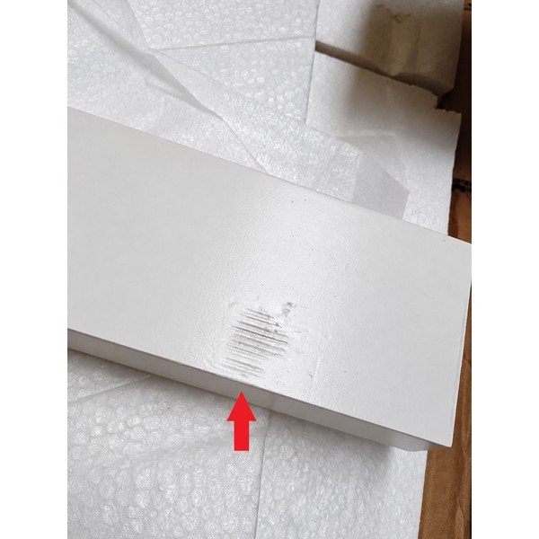 Bílá domečková dětská postel s roštem 90x200 cm Tipi - II. jakost – Vipack-image-3