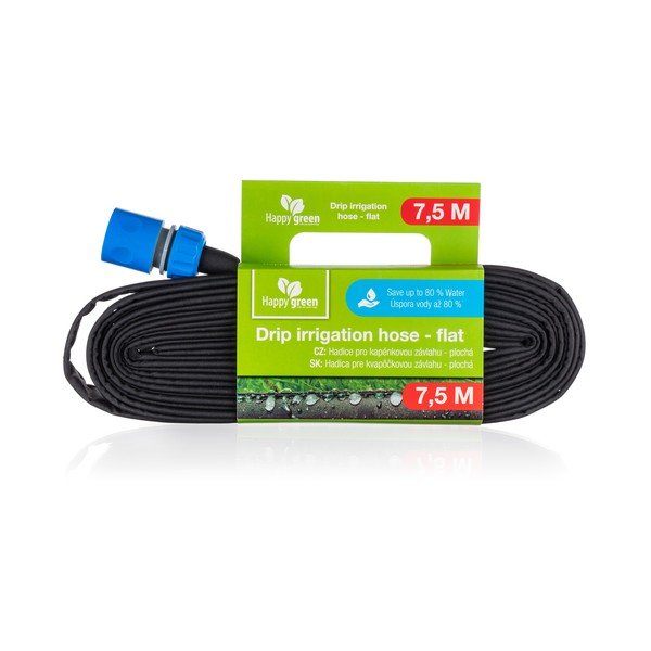 Průsaková plochá zavlažovací hadice 7,5 m – Happy Green-image-2