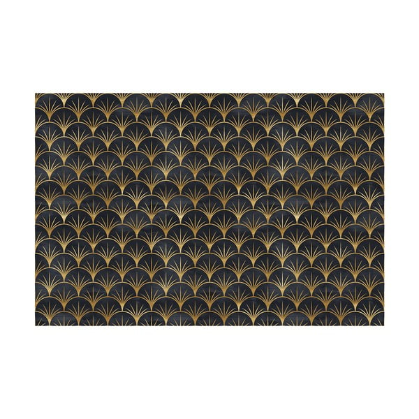 Dekorativní tapeta na nábytek v černo-zlaté barvě Ambiance Youlika-image-1