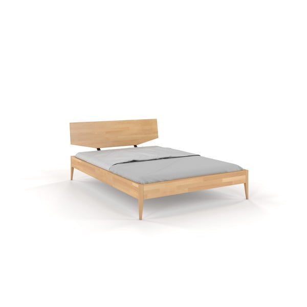 Dvoulůžková postel z bukového dřeva Skandica Sund, 180 x 200 cm