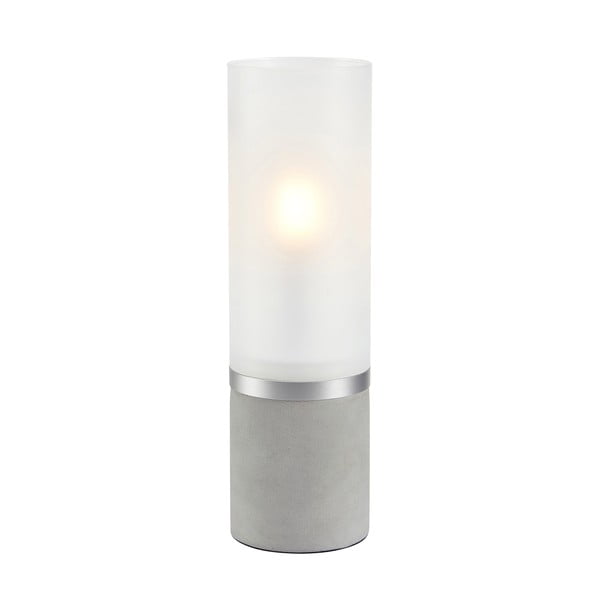 Bílo-šedá betonová stolní lampa (výška 30 cm) Molo – Markslöjd