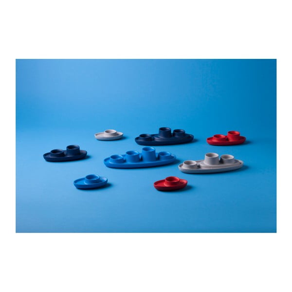 Tmavě modrý svícen EMKO Aye Aye Three Candles-image-3