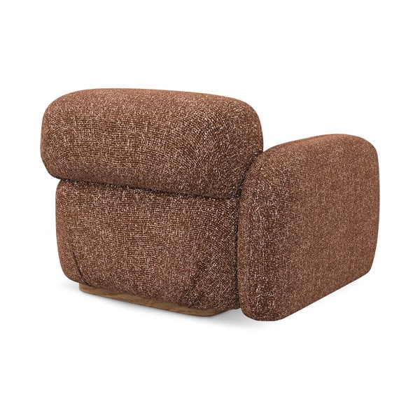 Oranžový/hnědý modul pohovky (levý roh) Ailani – Makamii-image-4