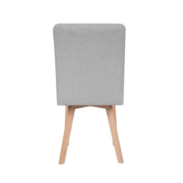 Světle šedá jídelní židle Mazzini Sofas Tulip-image-4