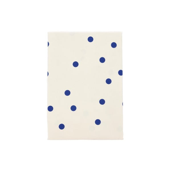 Modré/krémové povlečení na jednolůžko z bavlněného saténu 140x200 cm Solaris – Södahl-image-3