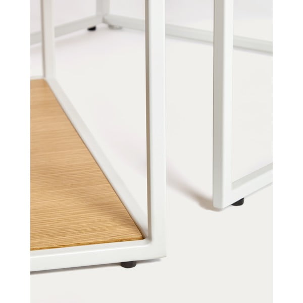 Konferenční stolky v sadě ve světle přírodní barvě 2 ks s deskou v dubovém dekoru 50x100 cm Yoana – Kave Home-image-2