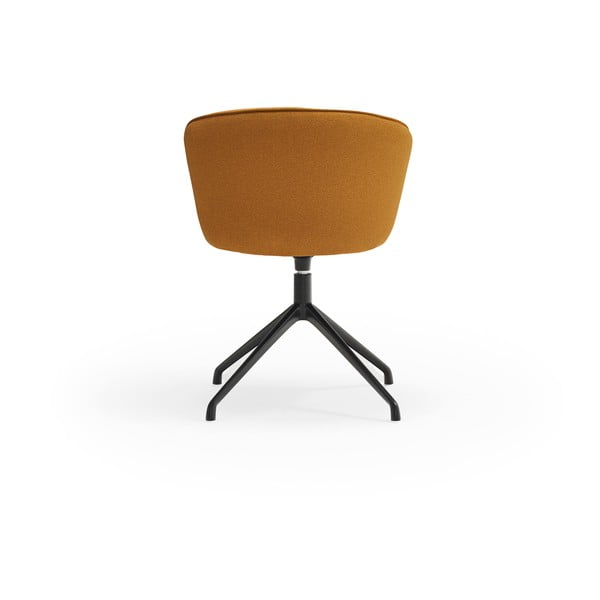 Čalouněná jídelní křesla v sadě 2 ks v hořčicové barvě Add – Teulat-image-3