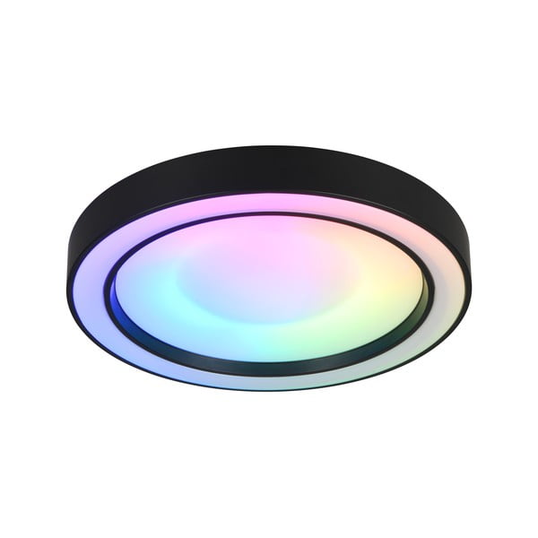 Černo-bílé LED stropní svítidlo ø 40 cm Arco – Reality-image-2