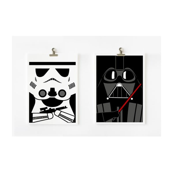 Plakáty A4 Star Wars - Darth Vader a Storm Trooper, 2 ks