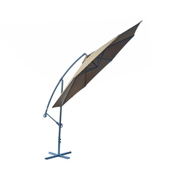 Hnědý slunečník ø 350 cm - Rojaplast-image-2
