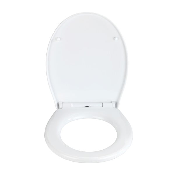 Bílé toaletní prkénko Wenko Ostuni Easy Close-image-1