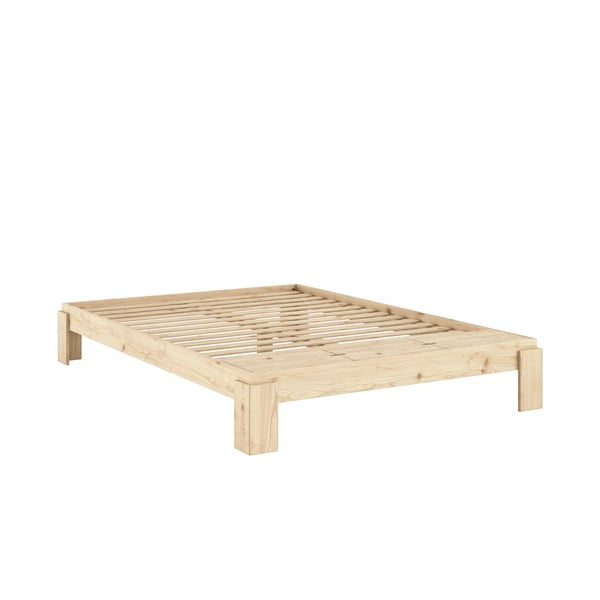 Dvoulůžková postel z borovicového dřeva s roštem v přírodní barvě 160x200 cm Layers – Karup Design