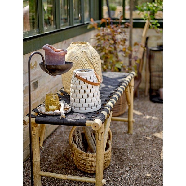 Bílá solární LED lucerna (výška 20,5 cm) Treillis – Bloomingville-image-1