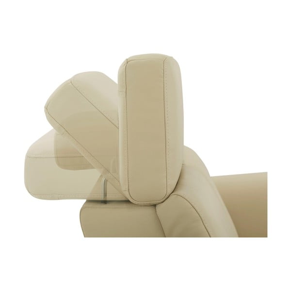 Bílá pohovka z imitace kůže 158 cm Capena – Støraa-image-4