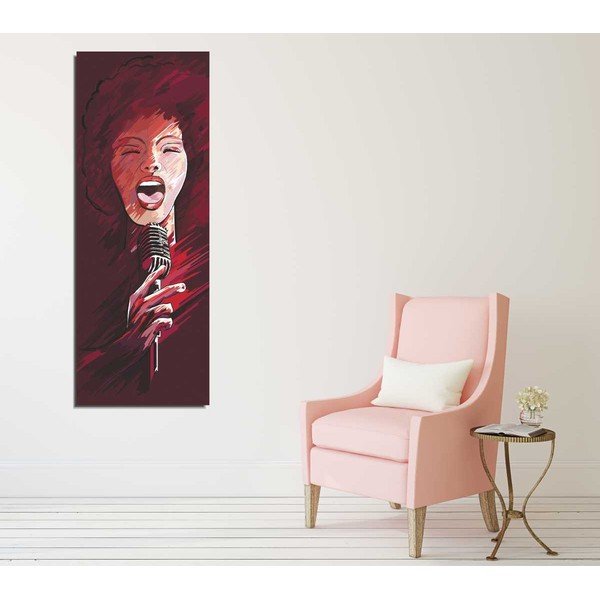 Nástěnný obraz na plátně Singer, 30 x 80 cm-image-1