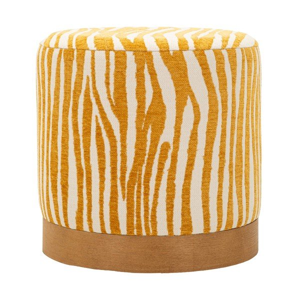 Taburet v hořčicové barvě Savana – Mauro Ferretti