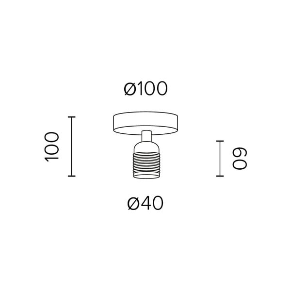 Bílé stropní svítidlo Sotto Luce Uno-image-2
