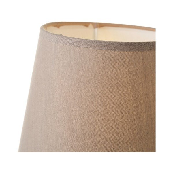 Béžová keramická stolní lampa s textilním stínidlem (výška 28 cm) – Casa Selección-image-2