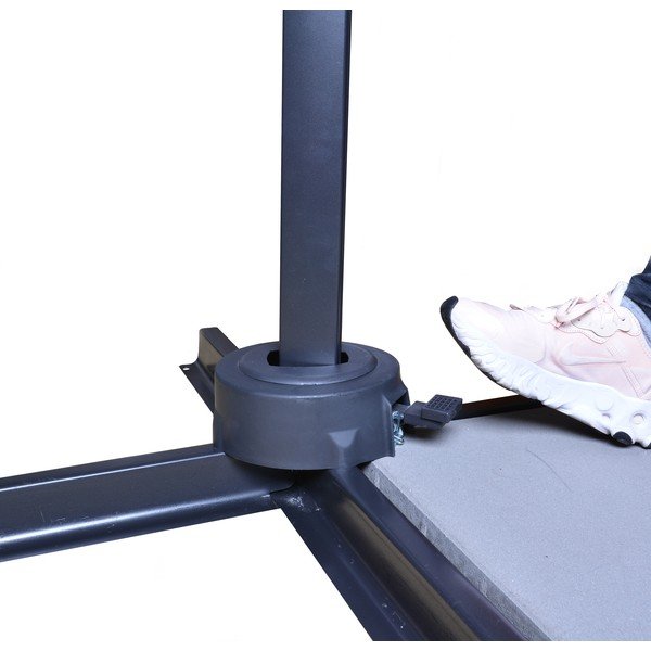 Šedý slunečník 270x270 cm Cantielver - Rojaplast-image-3