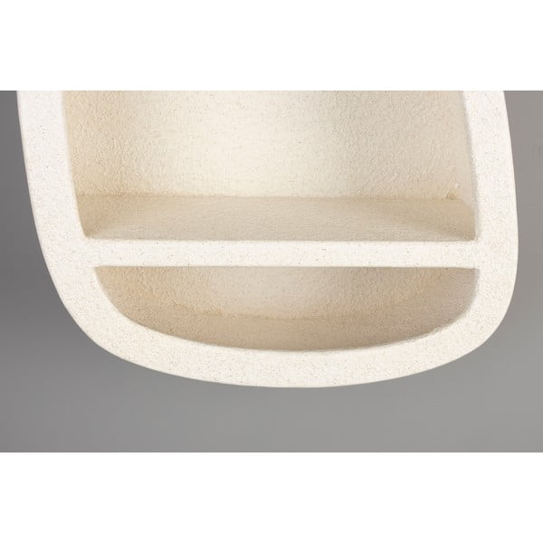 Krémová patrová police 23 cm Veda – Dutchbone-image-4