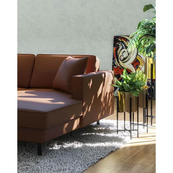 Koňakově hnědá kožená rohová pohovka (pravý roh) Kobo – MESONICA-image-3