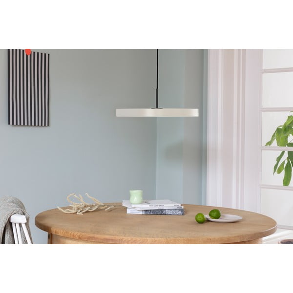 Krémové LED závěsné svítidlo s kovovým stínidlem ø 43 cm Asteria Medium – UMAGE-image-1