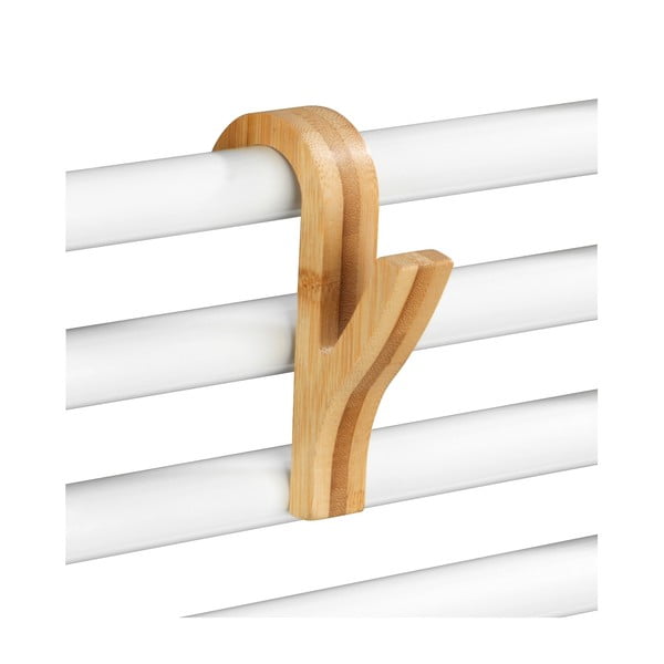 Závěsné bambusové háčky v přírodní barvě v sadě 2 ks – Wenko-image-2