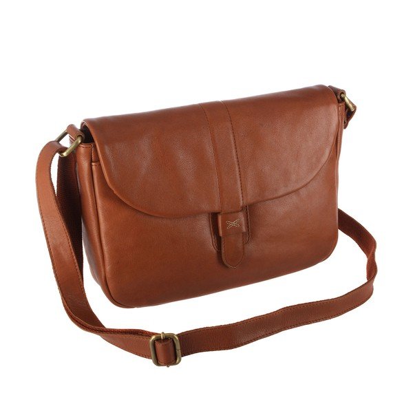 Dámská kožená kabelka Harriet Toffee-image-2