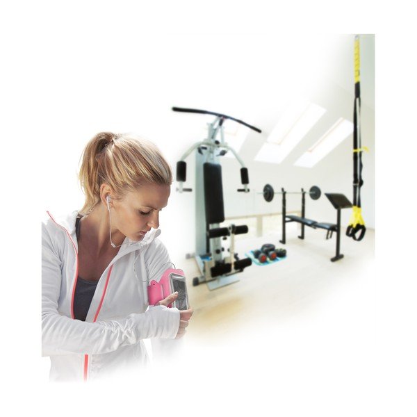 Sportovní soft pouzdro CellularLine, fuchsiové-image-1