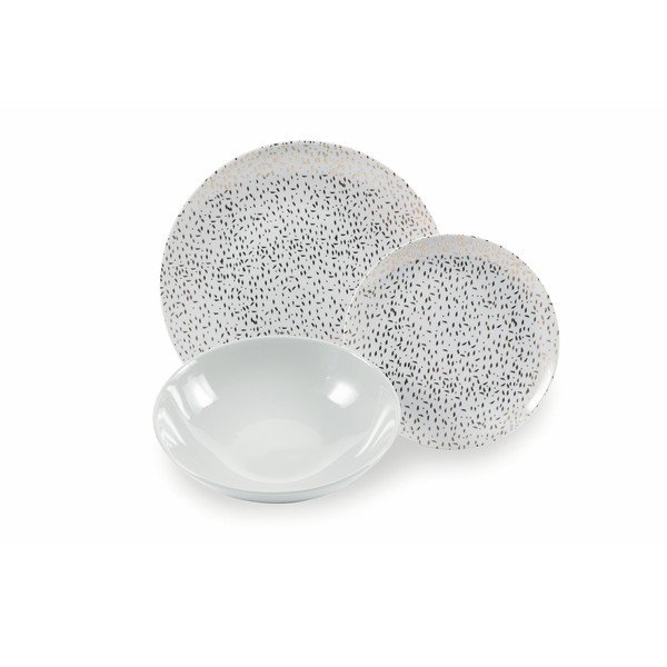 18dílná sada nádobí z porcelánu a kameniny Villa d'Este Sparkle-image-1