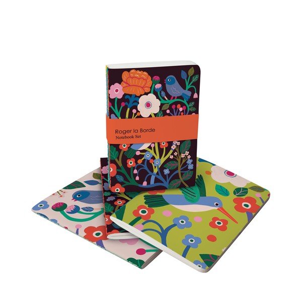 Zápisníky 64 str. formát A6 3 ks Birdsong – Roger la Borde-image-1