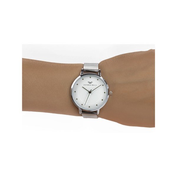 Dámské hodinky s řemínkem z chirurgické oceli Victoria Walls Kumla-image-3