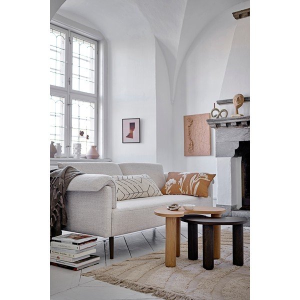 Tmavě hnědý konferenční stolek z kaučukového dřeva 36x53 cm Luppa – Bloomingville-image-1