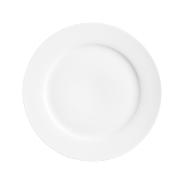 Bílý porcelánový talíř na salát Price & Kensington Simplicity, ⌀ 23 cm