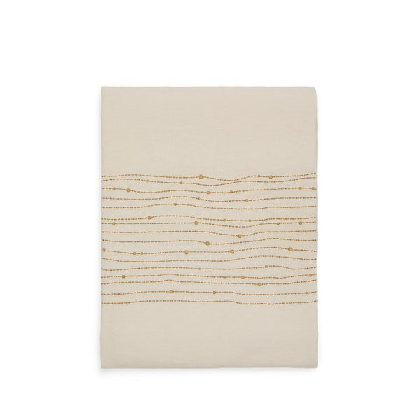 Ubrus s příměsí lnu 150x250 cm Flia – Kave Home