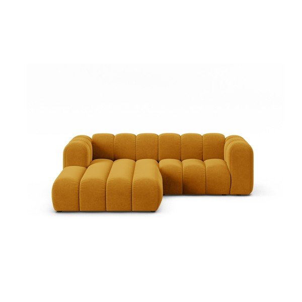 Žlutá rohová pohovka (levý roh) Lupine – Micadoni Home