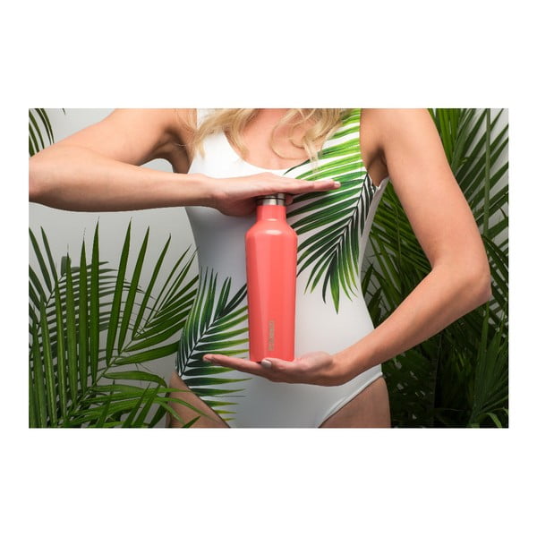 Oranžová cestovní termolahev z nerezové oceli Corkcicle Canteen, 470 ml-image-2