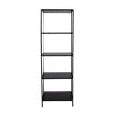 Černá knihovna v dekoru jasanu 51x170 cm Vita - House Nordic