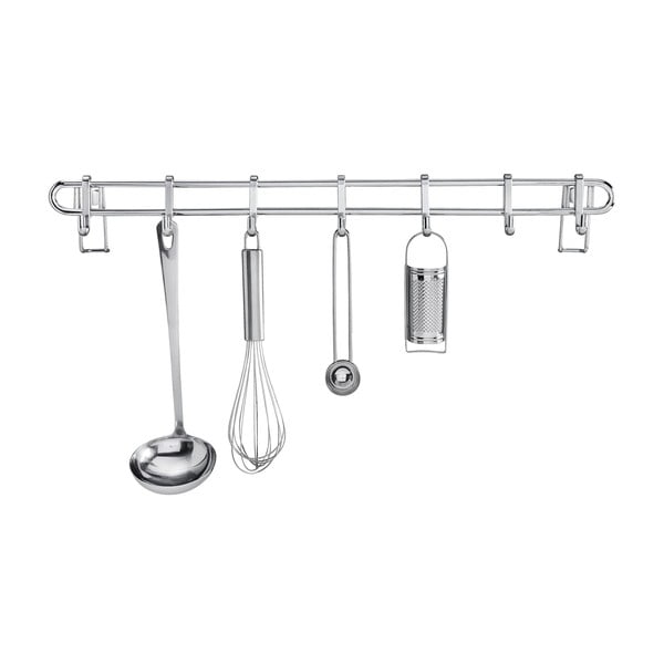 Kuchyňský nástěnný stojan se 7 háčky Wenko Hook Style