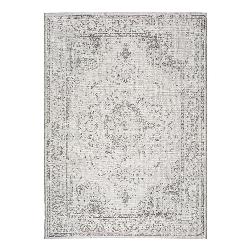 Šedobéžový venkovní koberec Universal Weave Lurno, 77 x 150 cm
