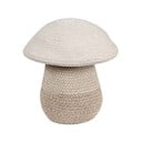 Béžový látkový dětský koš na hračky ø 23x27 cm Mushroom – Lorena Canals