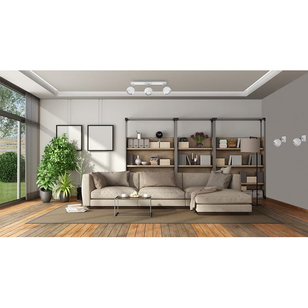 Bílé nástěnné svítidlo Sollux Ollo-image-4