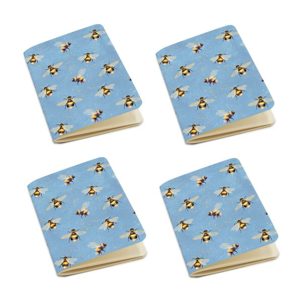 Sešity v sadě 4 ks 192 stránek formát A6 Bees – Kartos-image-2