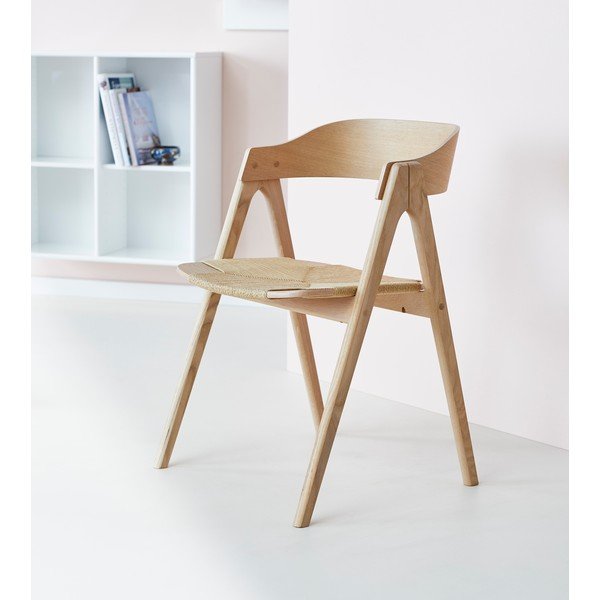 Jídelní židle z dubového dřeva v přírodní barvě Mette – Hammel Furniture-image-1